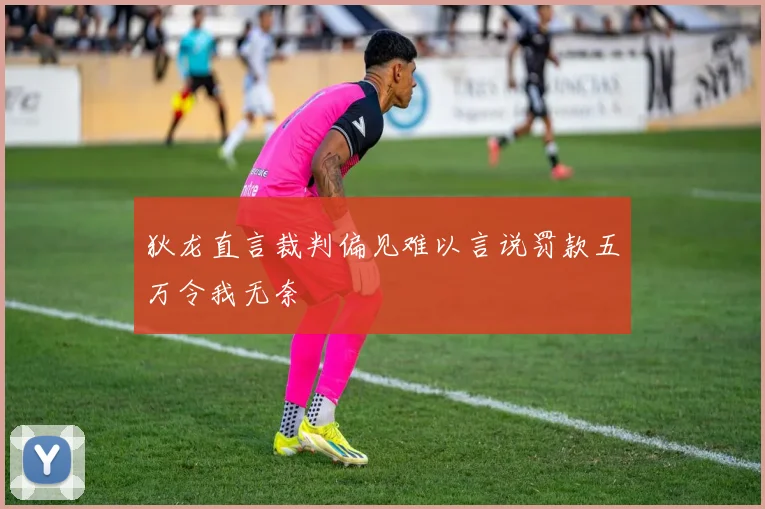 狄龙直言裁判偏见难以言说罚款五万令我无奈
